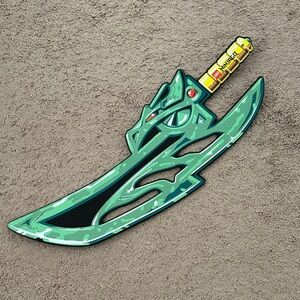 Lego Legoland Ninjago Green Jade Sword foam Blade Costume accessory Toy